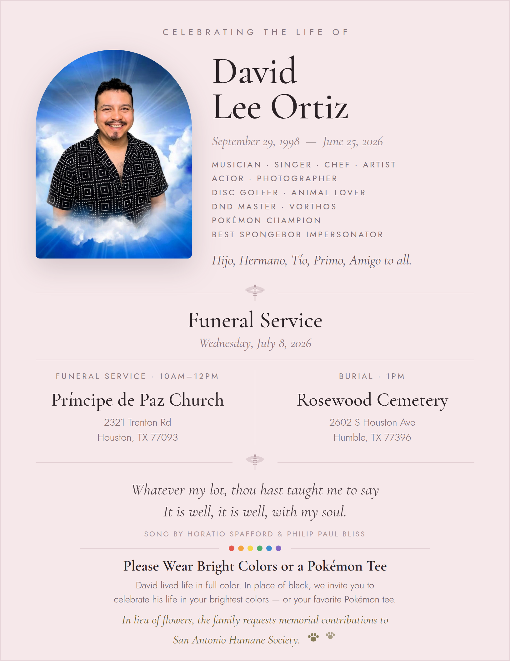 Celebration of Life